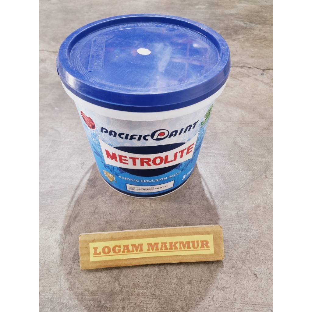 CAT TEMBOK PUTIH & PUTIH SALJU 4,5KG - METROLITE