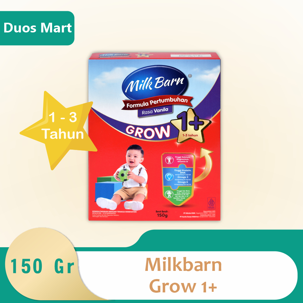 

Milkbarn Grow 1+ Susu Pertumbuhan untuk anak usia 1-3 Tahun