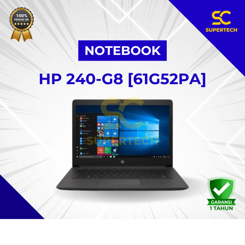 NOTEBOOK HP 240-G8 [61G52PA ] i5-1135G7 8GB 512GB 14" W11