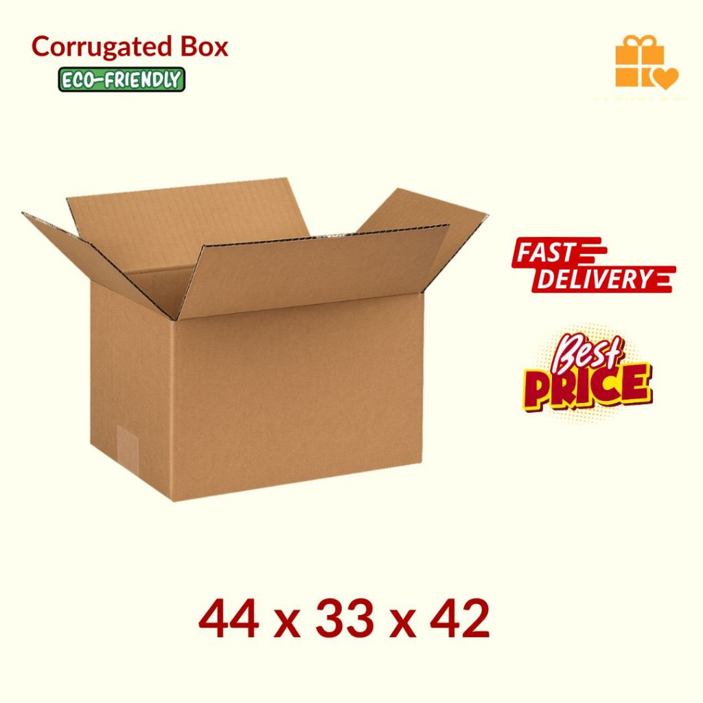 

KARDUS BESAR Uk. 44x33x42 cm POLOS MURAH DAN BARU !!!