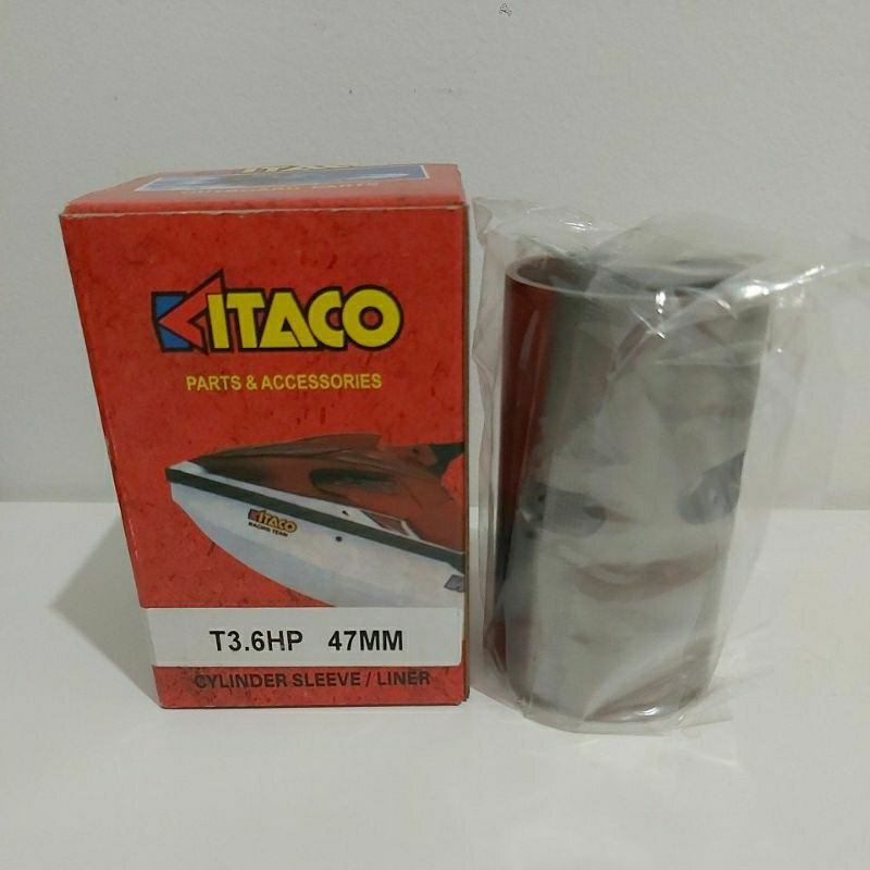 Cylinder sleeve / Liner furing mesin tempel Tohatsu 3.5pk-3.6pk