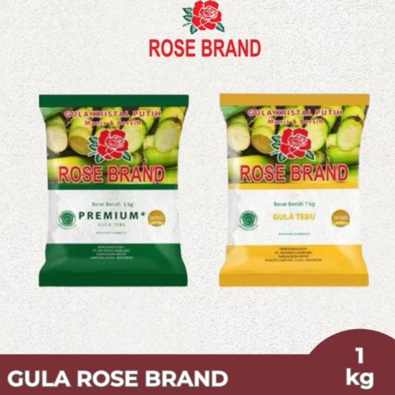 

Rose Brand Gula Pasir Kristal Premium Kemasan 1 kg - manis