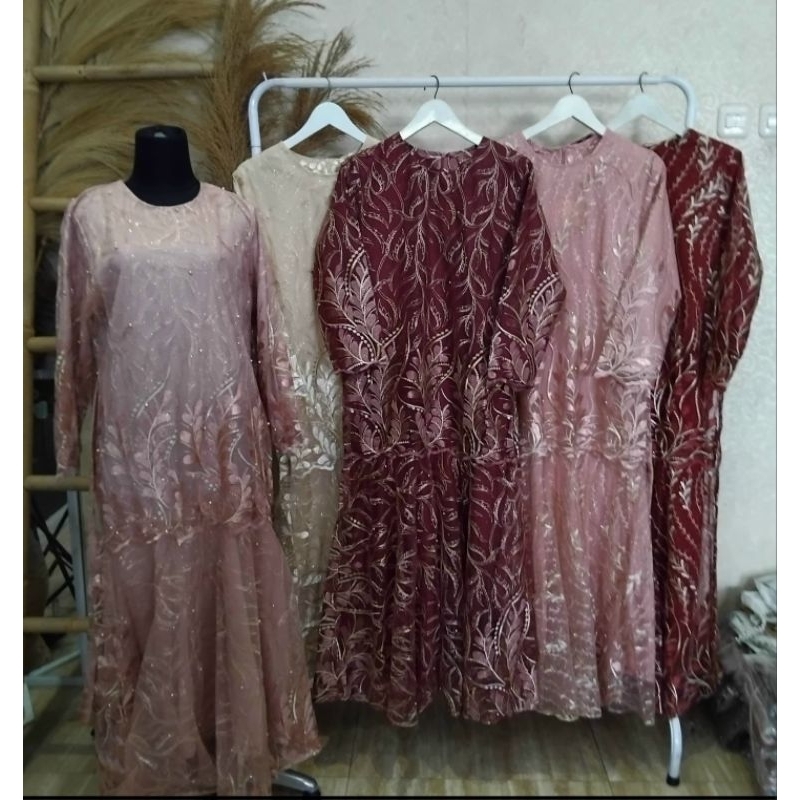 dress sofia/new brukat/gamis muslim