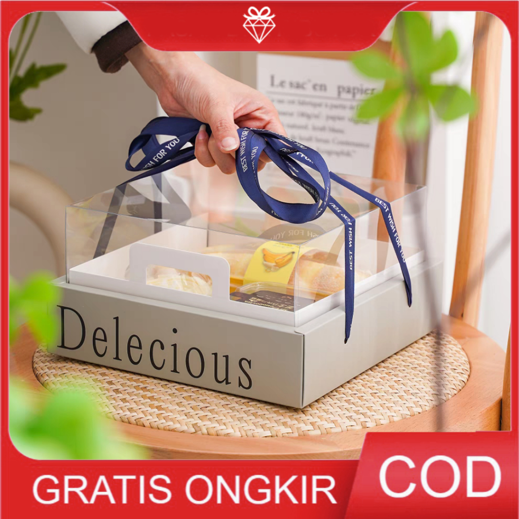 

Velvet Giftbox - Kotak Hampers Cake - Giftbox Mika Transparan GB069