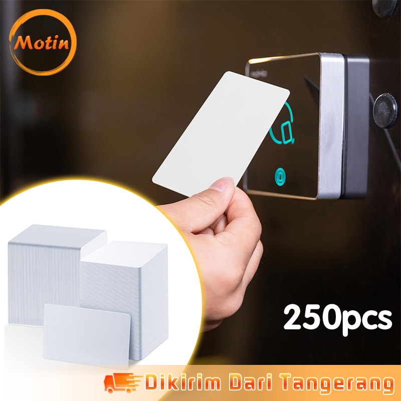 250pcs Kartu PVC ID Blank Card Kartu PVC Polos Printable Inkjet ID Card