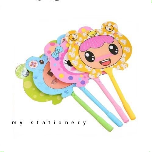 

⭐MY STATIONERY⭐ Pena Kipas Lucu Animal dan Buah Pulpen Kipas Karakter R145