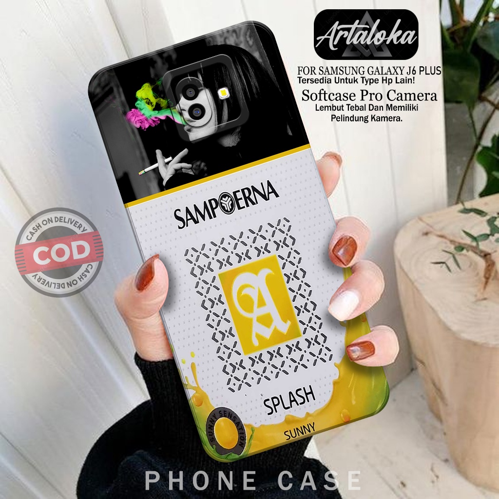 Softcase Hp Samsung Galaxy J6 Plus Fashion Case RK Case Samsung Galaxy J6 Plus Silikon TPU Pro Camer