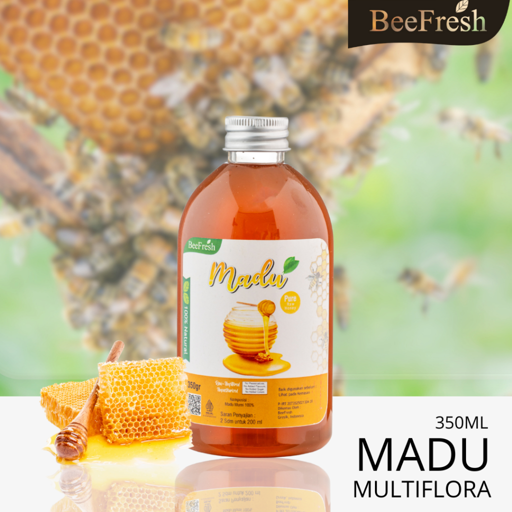 

BeeFresh - Madu350 gr - Madu Multiflora - Diet Detoks