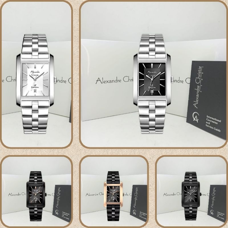 Jam Tangan Pria Alexandre Christie 1019 AC1019 AC 1019 Tali Besi / Stainless Steel
