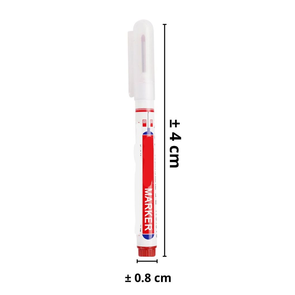 

Spidol Pertukangan Kepala Panjang /Long Nib Head Marker Waterproof /Pulpen Tulisan Penanda Bangunan