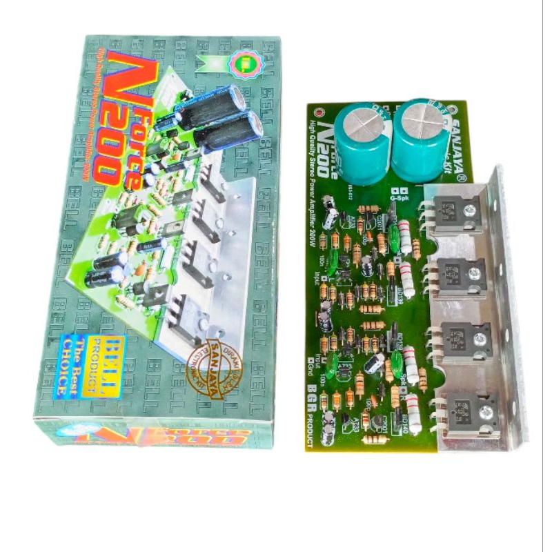 Kitt Amplifier N-Force 200w Bell plus power supply