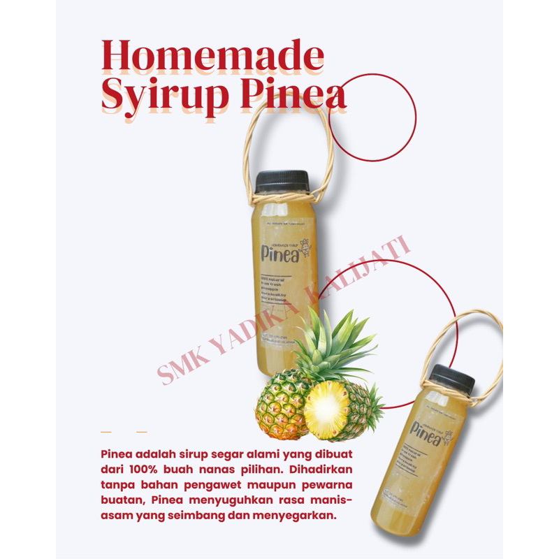 

Syrup Pinea - Syrup Homamade - Sirup