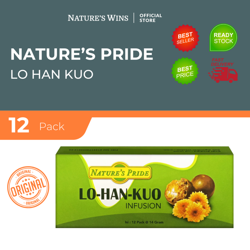 

NATURE'S PRIDE LO-HAN-KUO INFUSION 1 BOX ISI 12 PACK @14gr