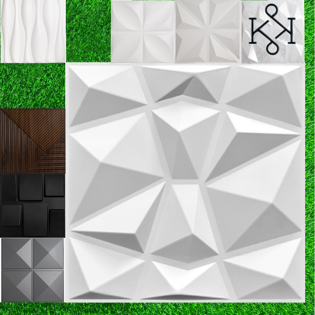 Panel Dinding 3D Tide Waterproof Tide PVC Panel Dinding Tiga Dimensi Latar Belakang Dinding Stiker D