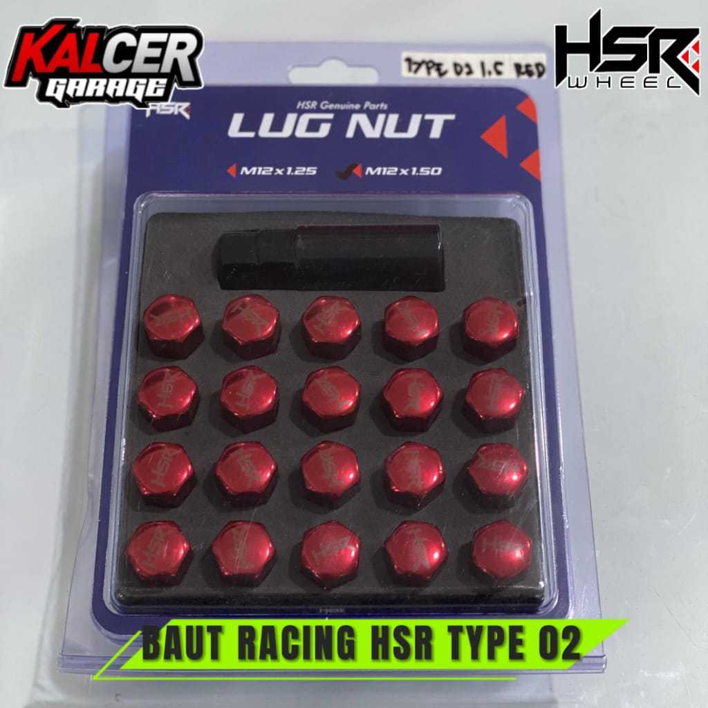 BAUT RACING BRIO YARIS JAZZ BAUT RODA HSR RED TYPE 02 1,5 - Kalcer Garage Ciledug