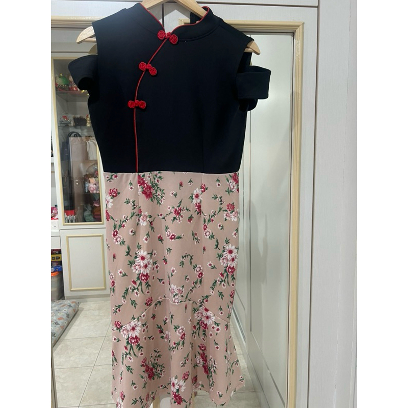 preloved dress terusan baju gaun wanita cheongsam