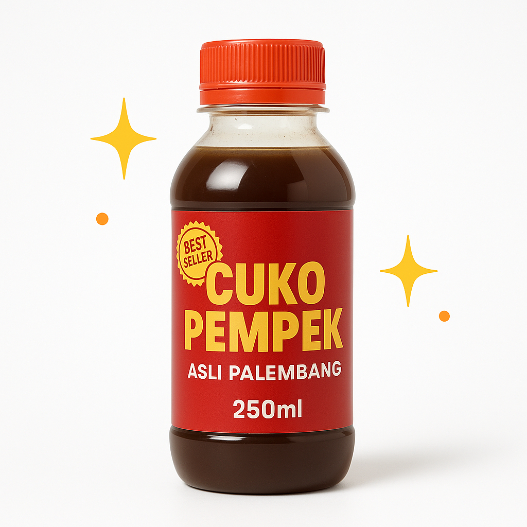 

Cuko Pempek Lintang Asli Palembang 250 ml – Cuko Kental - Pedas Manis Lezat Premium | Khas Palembang