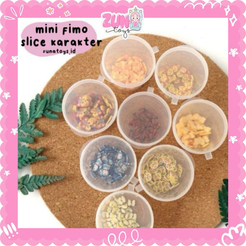 Mini Fimo Slice Karakter