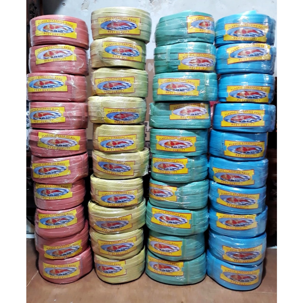

tali plastik strapping band / tali packing 15mm tali strapping 5/8" tali PP tali packing kardus kayu tali kerajinan anyaman