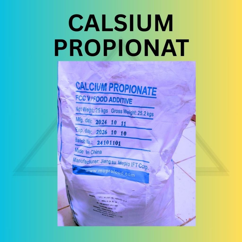 

CALCIUM PROPIONAT//PENGAWET MAKANAN 1 KG DAN 500 GRAM