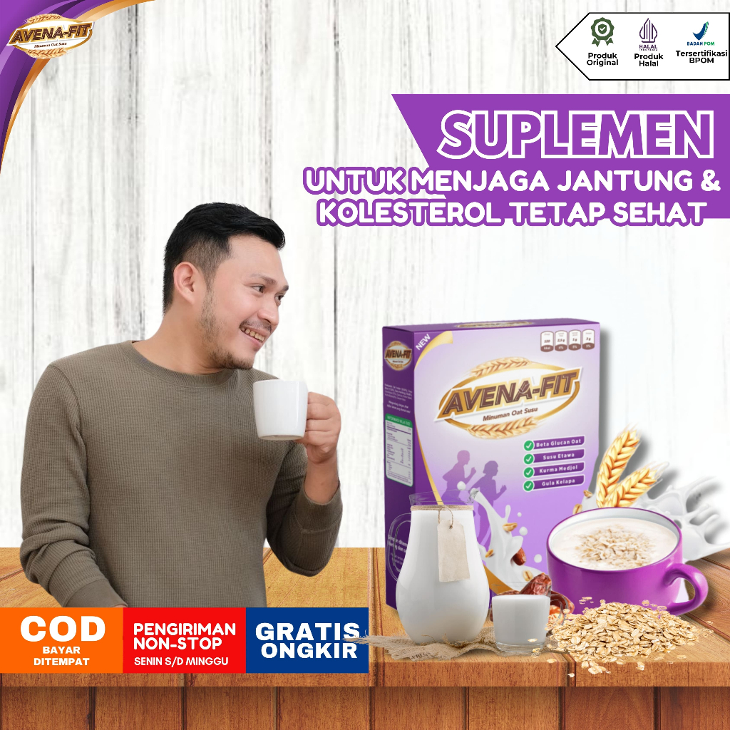

Avenafit - Suplemen Untuk Menjaga Jantung Dan Kolesterol Agar Tetap Sehat