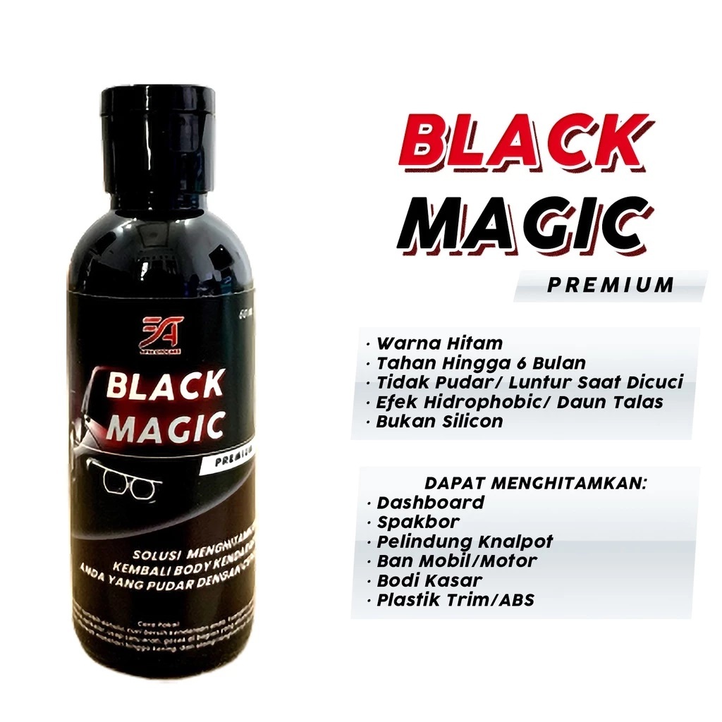 BLACK NEW//MAGIC PENGHITAM BODY MOTOR 70ML/PENGHITAM BODY MOTOR/SEMIR MOTOR