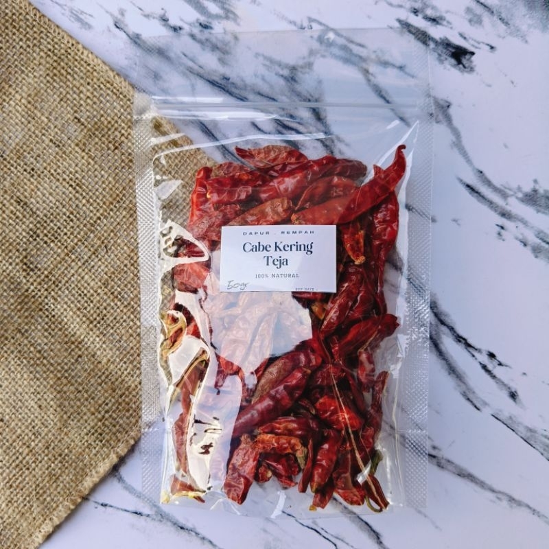 

Cabai Cabe Rawit Kering Teja