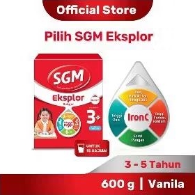 

SGM EKSPLOR 3+ IRONC SUSU BUBUK PERTUMBUHAN ANAK VANILA 600 GRAM