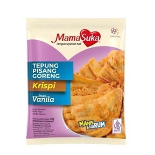 

MamaSuka Tepung Pisang Goreng Krispi Rasa Vanilla 70gr @rtg (10pcs)