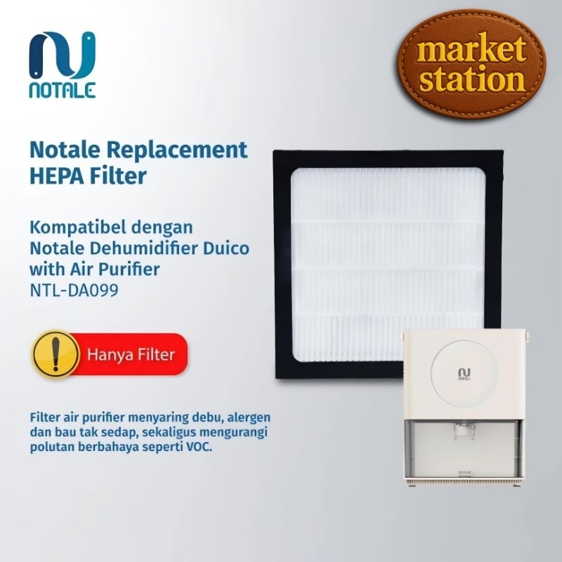 Replacement HEPA Filter Dehumidifier with Air Purifier Notale Duico