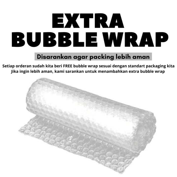 

Tambahan Extra Bubble Wrap Untuk Keamanan Paket dalam Perjanan / Extra bubble Wrap