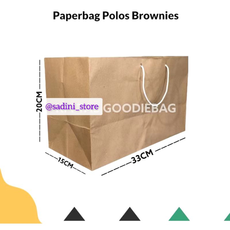 

PAPERBAG BRONIS CREAM BESAR XL 20X15X33 TAS KERTAS SOUVENIR KUE MURAH KALSEL
