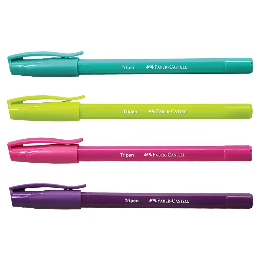 

(1 PCS) Pulpen Faber Castell Tripen 0,7mm - Faber-Castell Ballpoint Pen Tripen 0.7mm Hitam