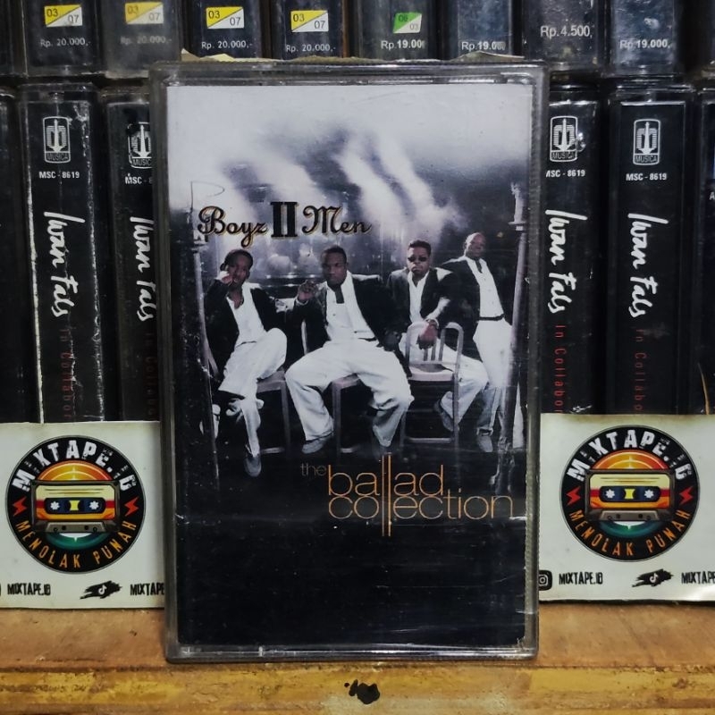 Kaset Pita - Boyz II Men - The Ballad Collection - Boyz Two Men - Radio Tape - Kaset - Radio - Pemut