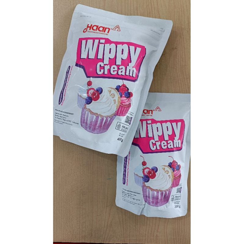 

Haan Whippy Cream (400gr) dan (200gr)