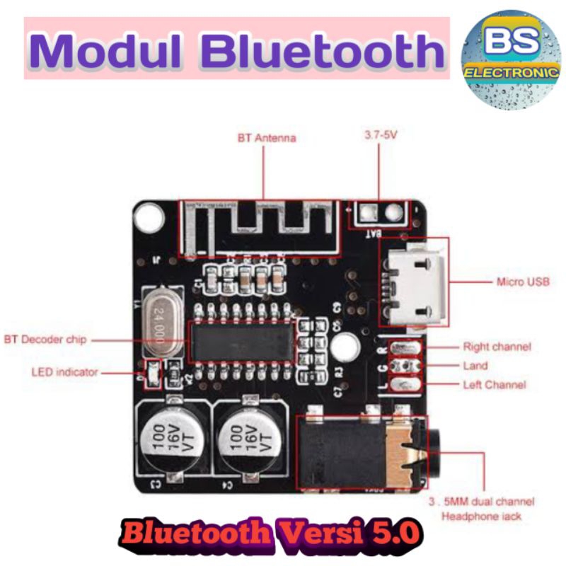 Modul Bluetooth Vhm 314 Suara Stereo