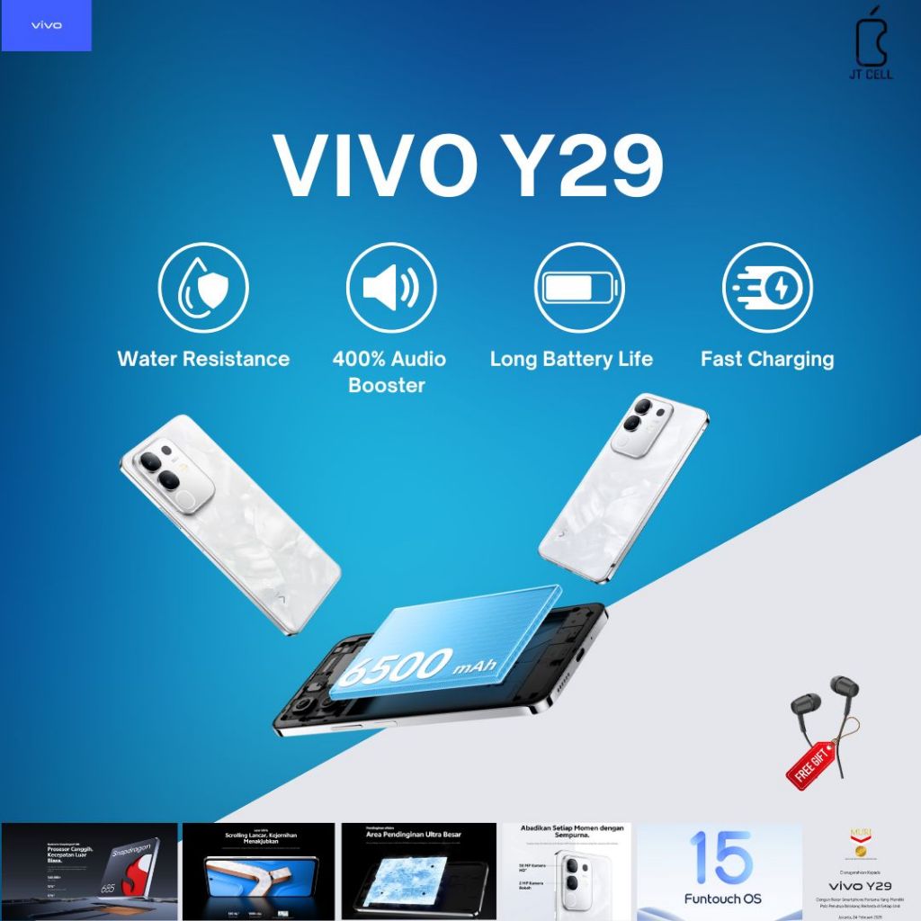 vivo terbaru Y29 series RAM 8GB