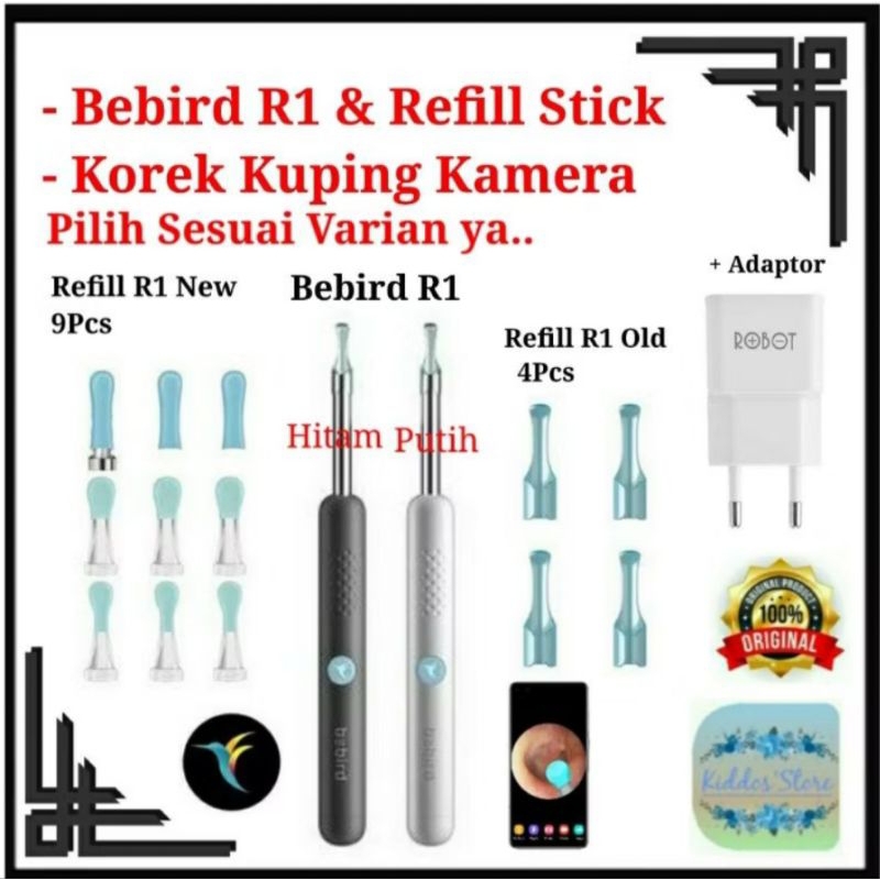 Bebird R1 smart visual ear stick korek kuping kamera, bebird m9s Refill bebird m9 pro, Refill bebird