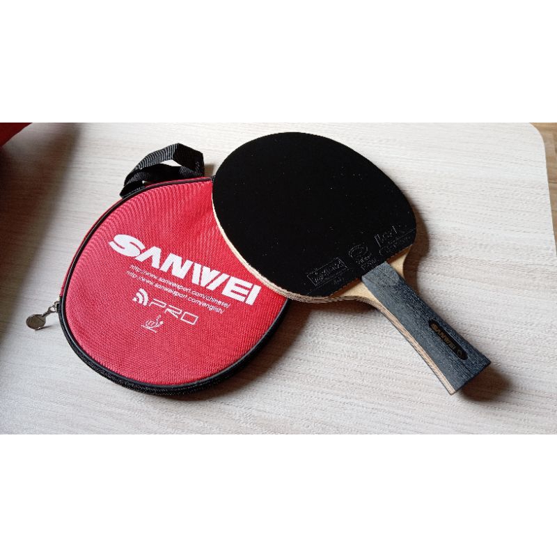 Bet Tenis Meja Pingpong Sanwei Alpha Carbon Yinhe Mercury