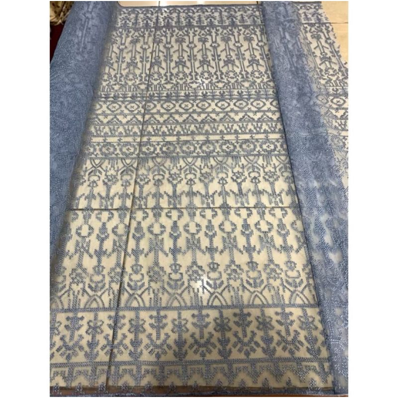 (COD)bahan organza bordir//organza bordir kebaya//organza motif sapto terbaru