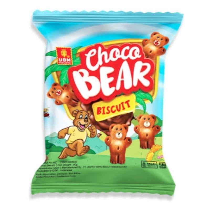

UBM Choco Bear Biskuit Cokelat 40 gram