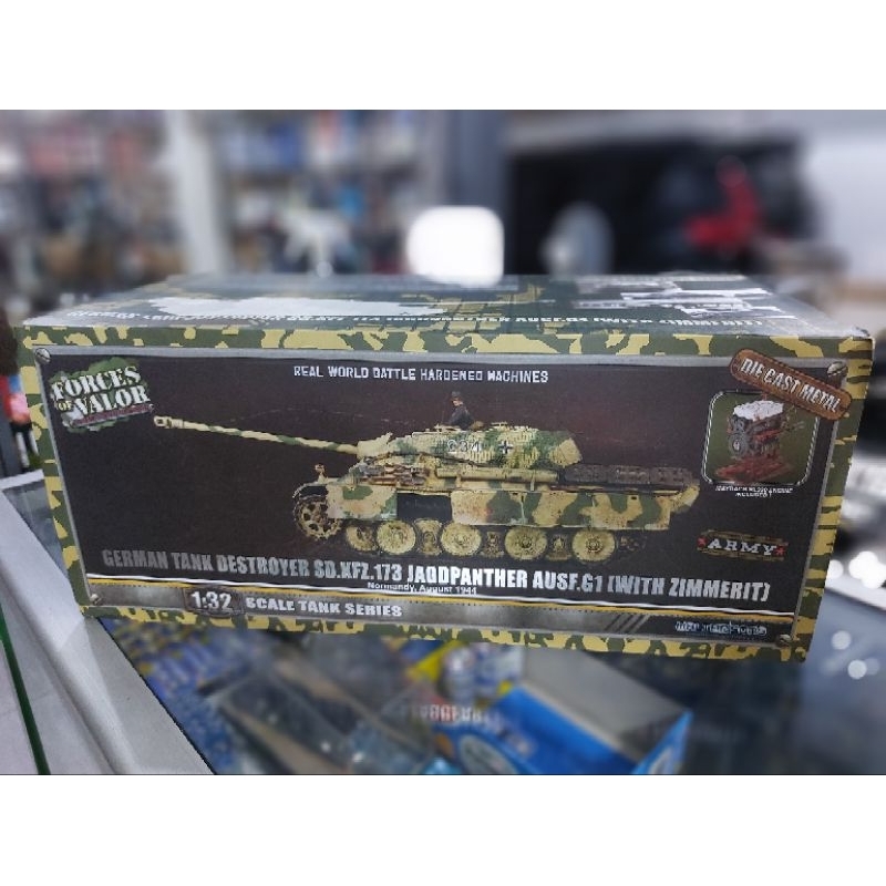 forces of valor skala 1/32 german tank destroyerbsdkfzb173 jagdpanther ausf g1 with zimmerit normand