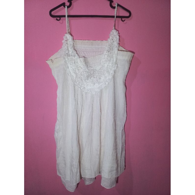 inner wanita preloved | dress putih bekas | baju bekas | rok | thrift