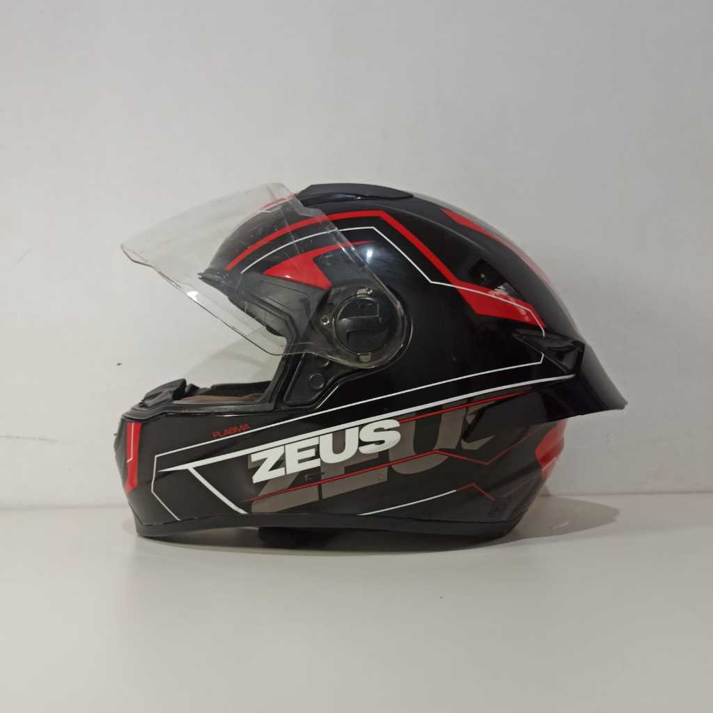 Helm Zeus ZS811 Plasma Black AL5 Red L Original
