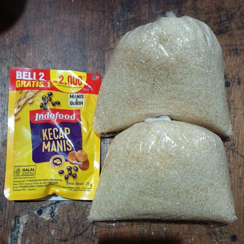 

paket murah 1kg gula +1 pcs kecap 2000