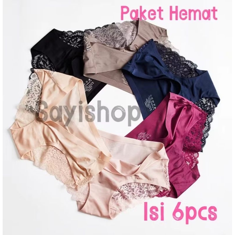 Celana Dalam Wanita Premium Quality Cd Seamless Halus