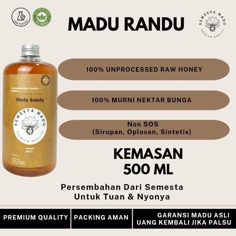 

Madu Randu 100% Murni dari Nektar Bunga