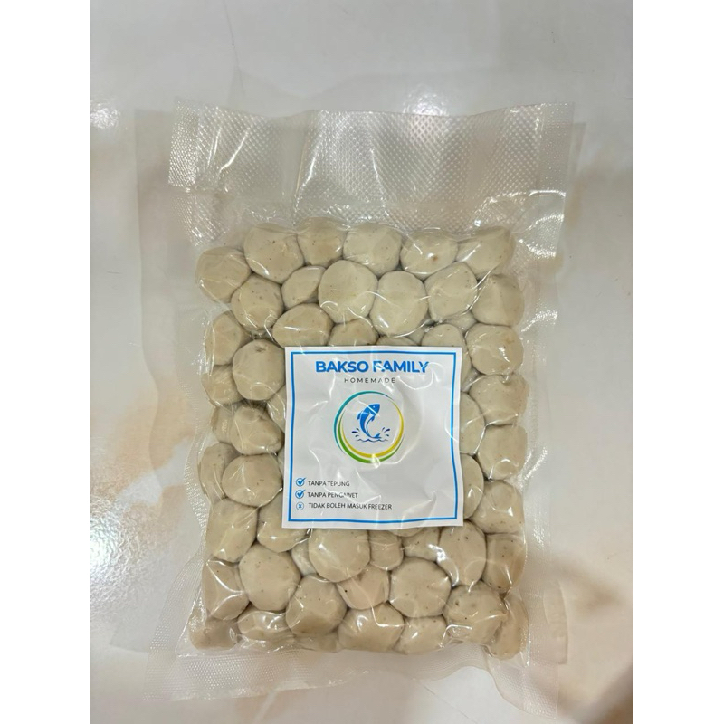 

Bakso Ikan Tenggiri Homemade Tanpa Pengawet Murni 100% Ikan Tenggiri Premium
