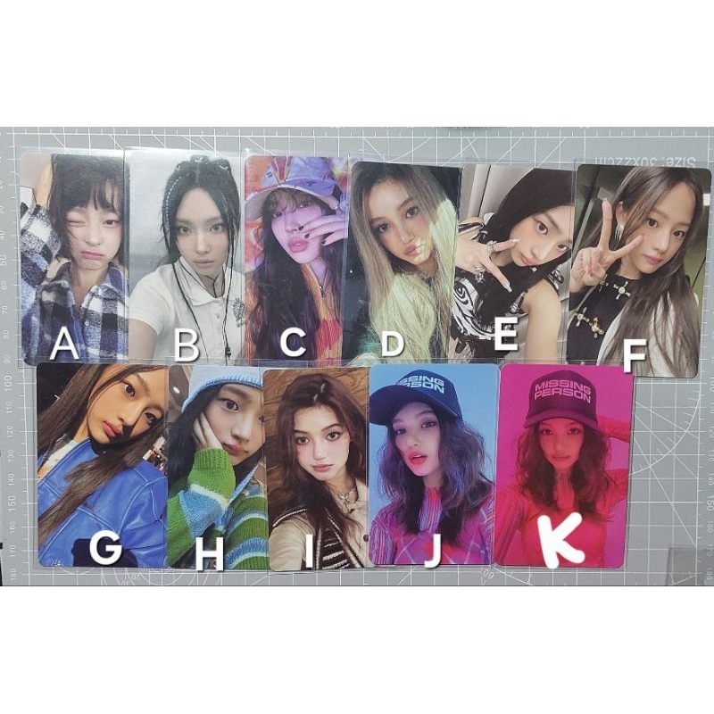 [ CLEARANCE SALE ]Photocard Newjeans Hanni Danielle Haerin Hyein Official Bondol bag hijau pob wever
