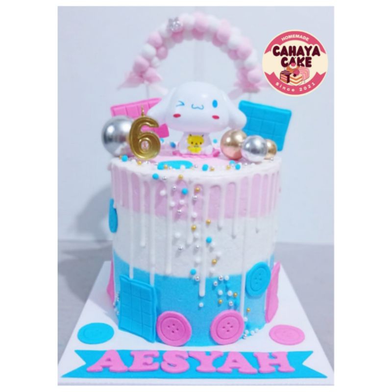 

Kue Ulang Tahun Cinnamoroll / Cinnamoroll Cake / Kue Ultah Sanrio
